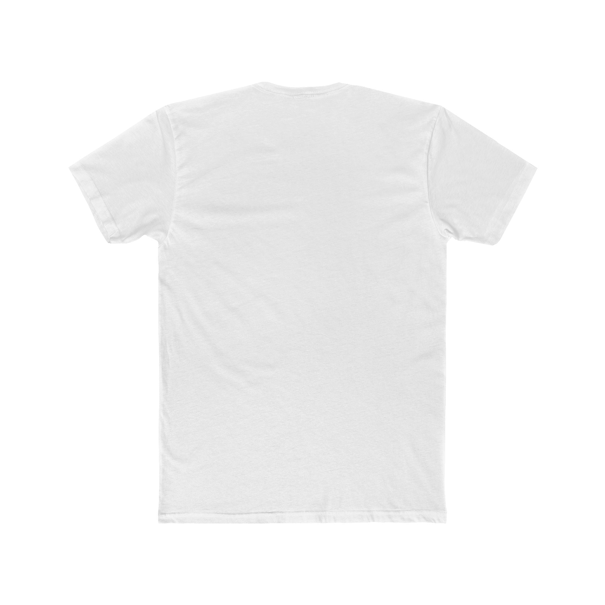 Cotton Crew Tee - Stay Pawsitive with That Guy Logo