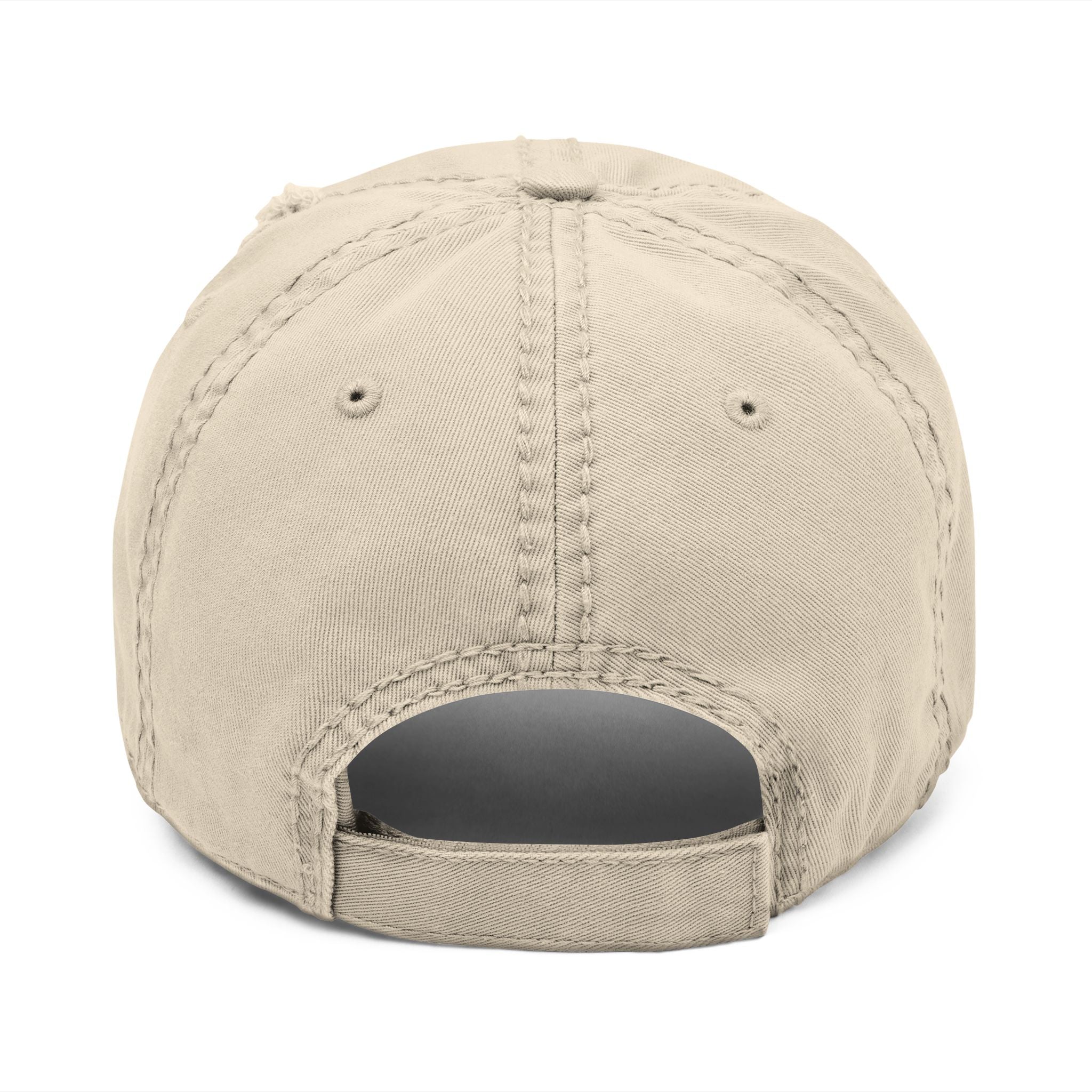 Distressed Dad Hat with Embroidery - Casual Everyday Style, Gift for Dad, Birthday, Father's Day, Unique Fashion Accessory