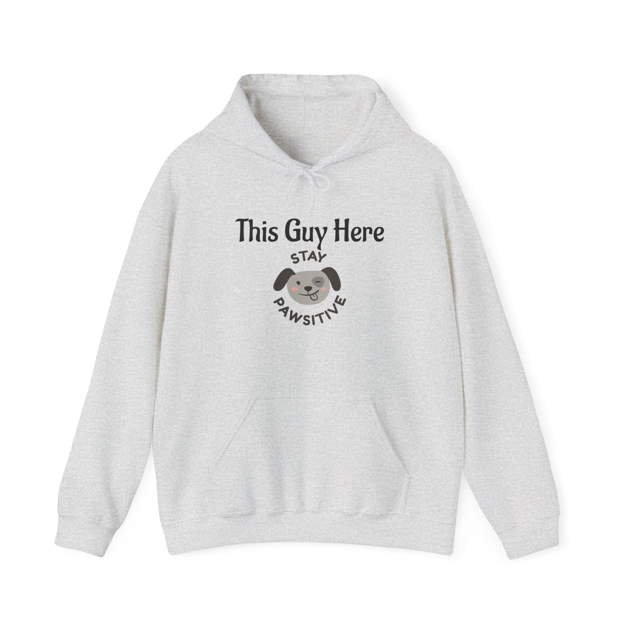 Paw-sitive Vibes Hoodie | Unisex Sweatshirt for Pet Lovers, Cozy Dog Themed Gift, Cute Animal Apparel, Perfect for Birthdays, Holidays
