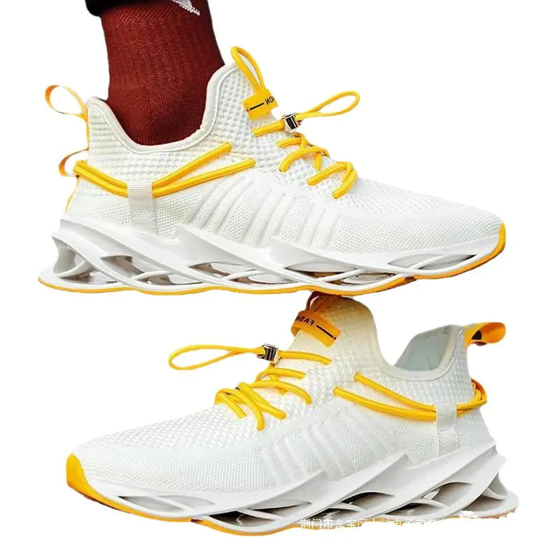 Men's Breathable Spring Athletic Mesh Running Shoes
