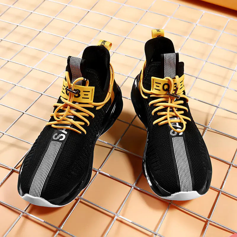 Men's Breathable Spring Athletic Mesh Running Shoes