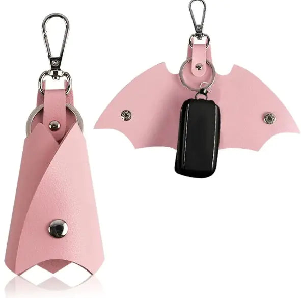 PU Leather Funny Bat Keychains